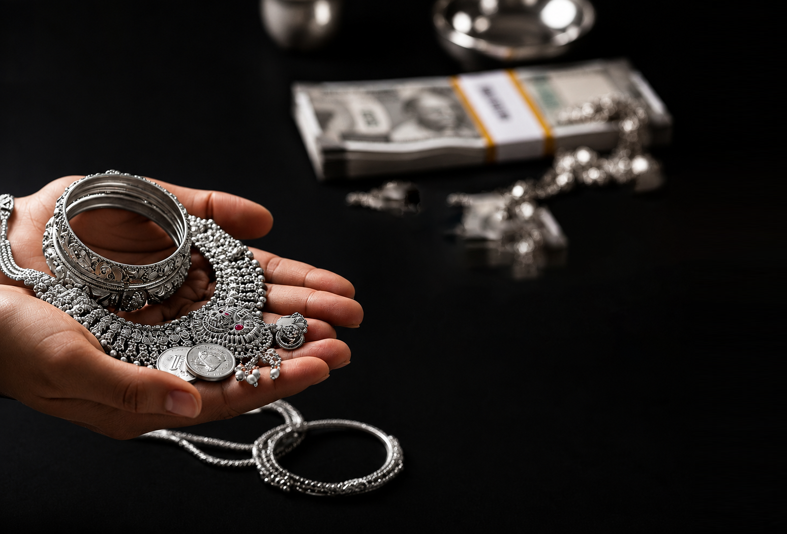 Silver jewellery